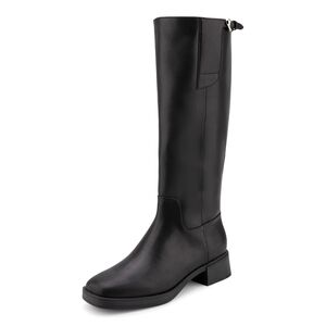 Aerosoles Double Zipper Tall Riding Boot - Della, Black, 8M